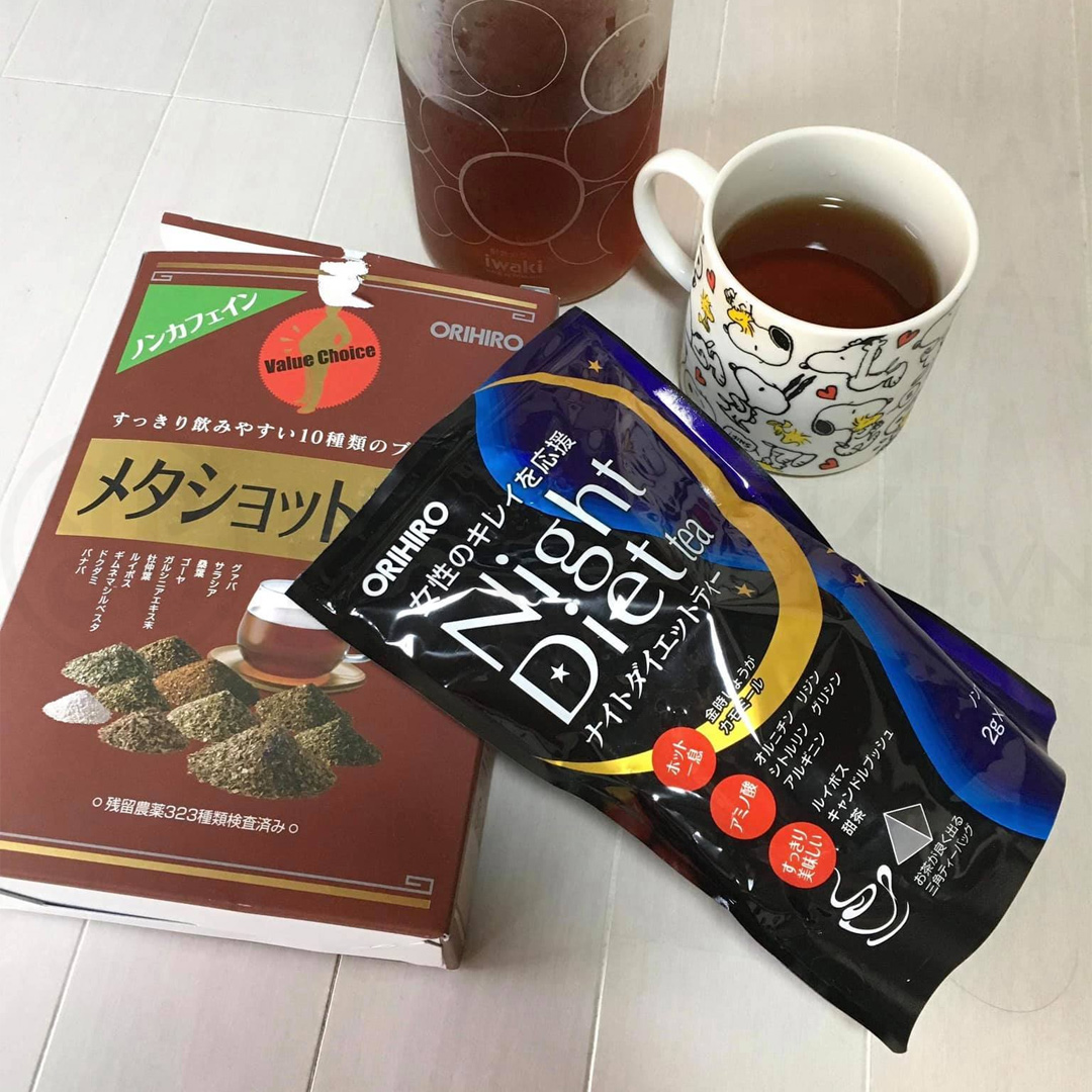 Trà Giảm Cân Orihiro Night Diet Tea 20 Gói/ Túi