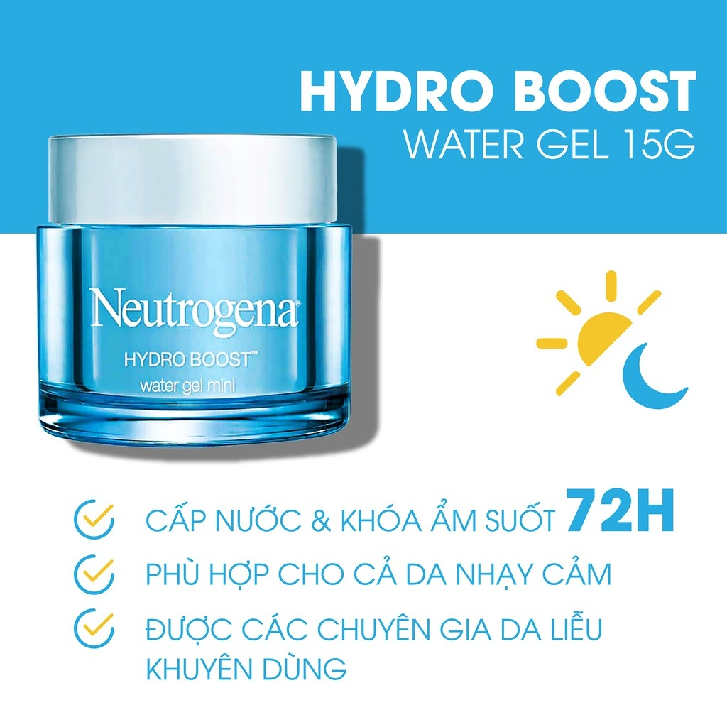 Kem Dưỡng Ẩm Neutrogena Cung Cấp Nước Cho Da Hydro Boost Water Gel 15g