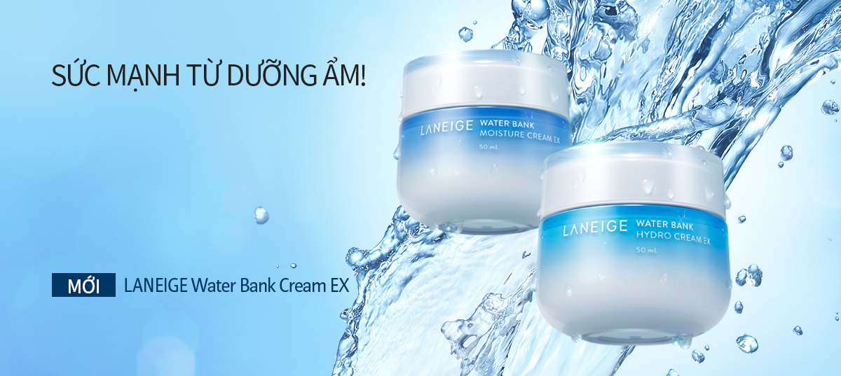 Kem Dưỡng Ẩm Cấp Nước Cho Da Laneige Water Bank Cream EX mới