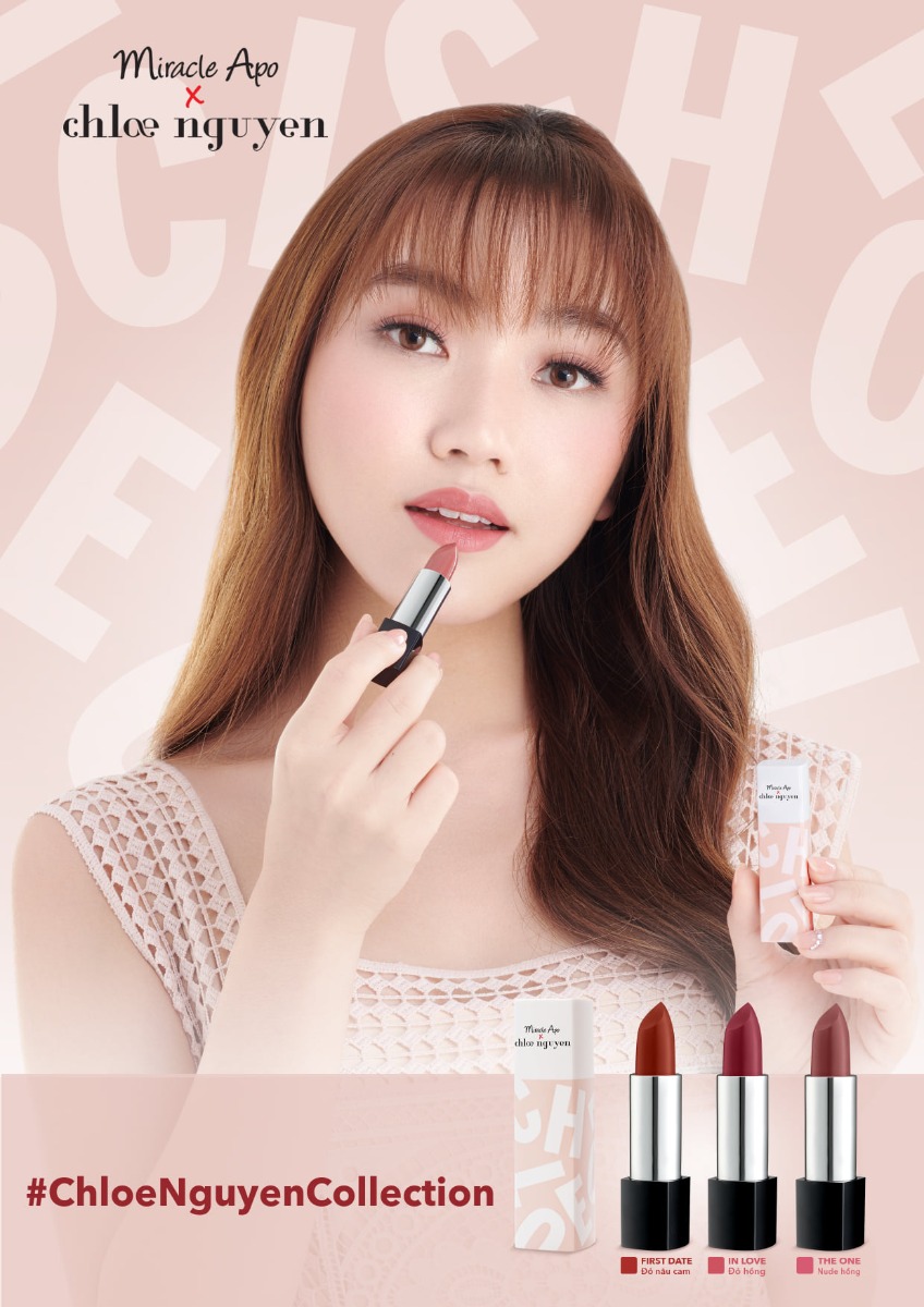Son Thỏi Miracle Apo x Chloe Nguyễn Holiday Collection Lipstick 3g
