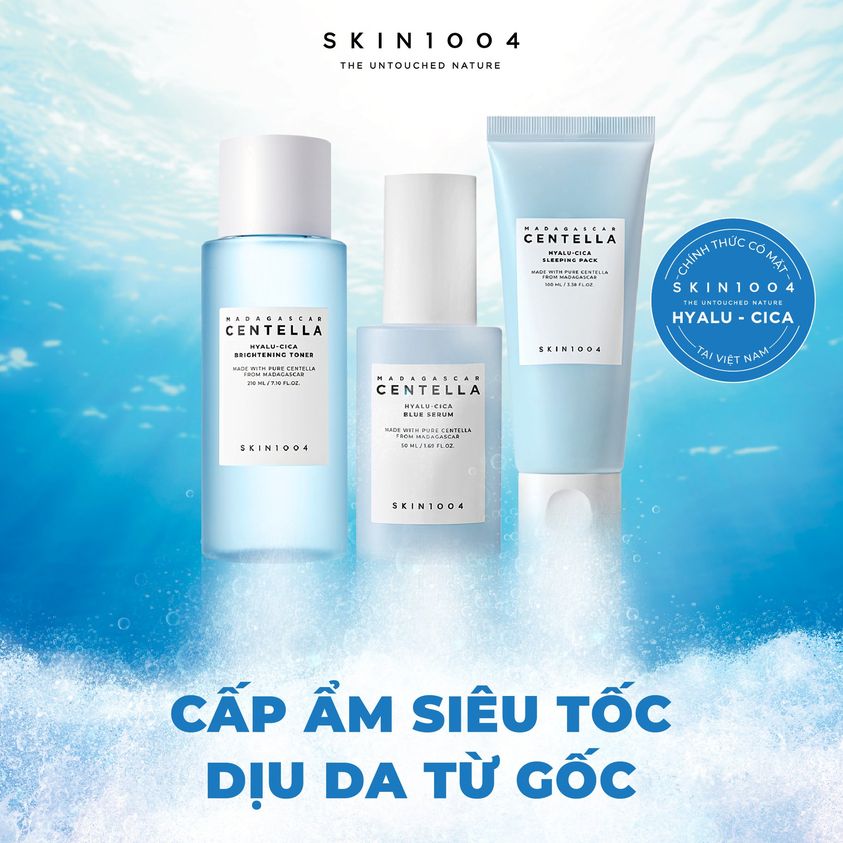 Dòng sản phẩm Madagascar Centella Hyalu-Cica MỚI từ thương hiệu Skin1004 giúp cung cấp độ ẩm vượt trội và làm dịu làn da nhạy cảm