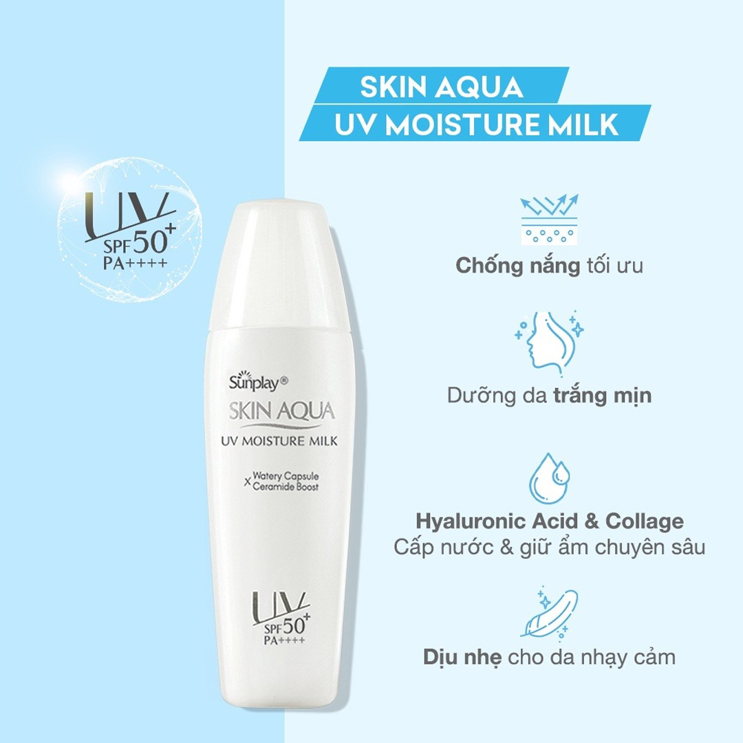 Sữa Chống Nắng Sunplay Skin Aqua Dưỡng Da Ẩm Mịn