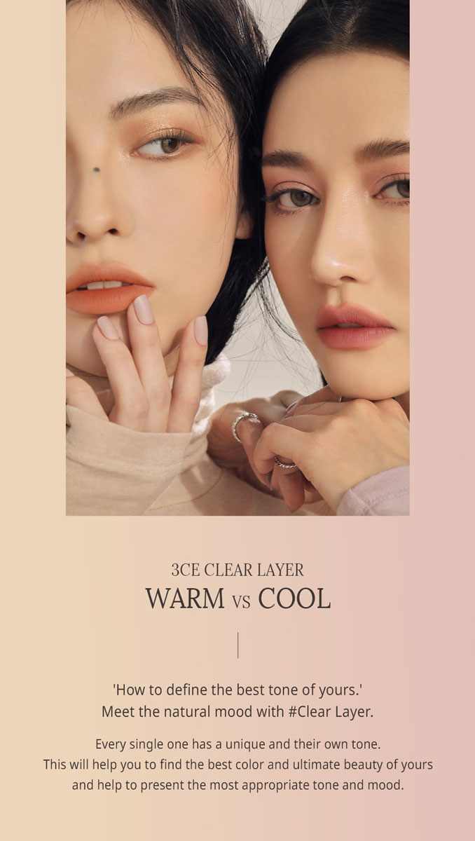 Son Thỏi 3CE Soft Matte Lipstick - Warm & Cold Edition 3.5g