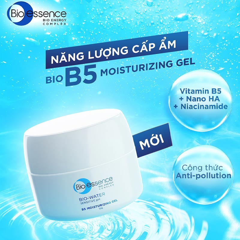 Kem Dưỡng Bio-Essence Bio-Water B5 Moisturizing Gel 50g