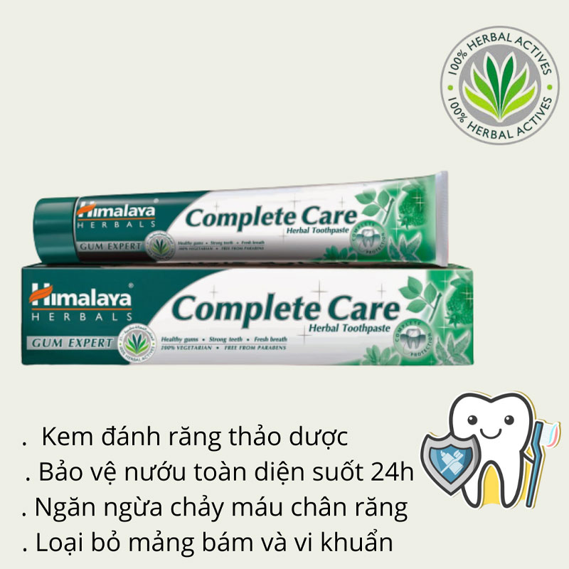 Kem Đánh Răng Thảo Mộc Himalaya Herbals Complete Care Toothpaste