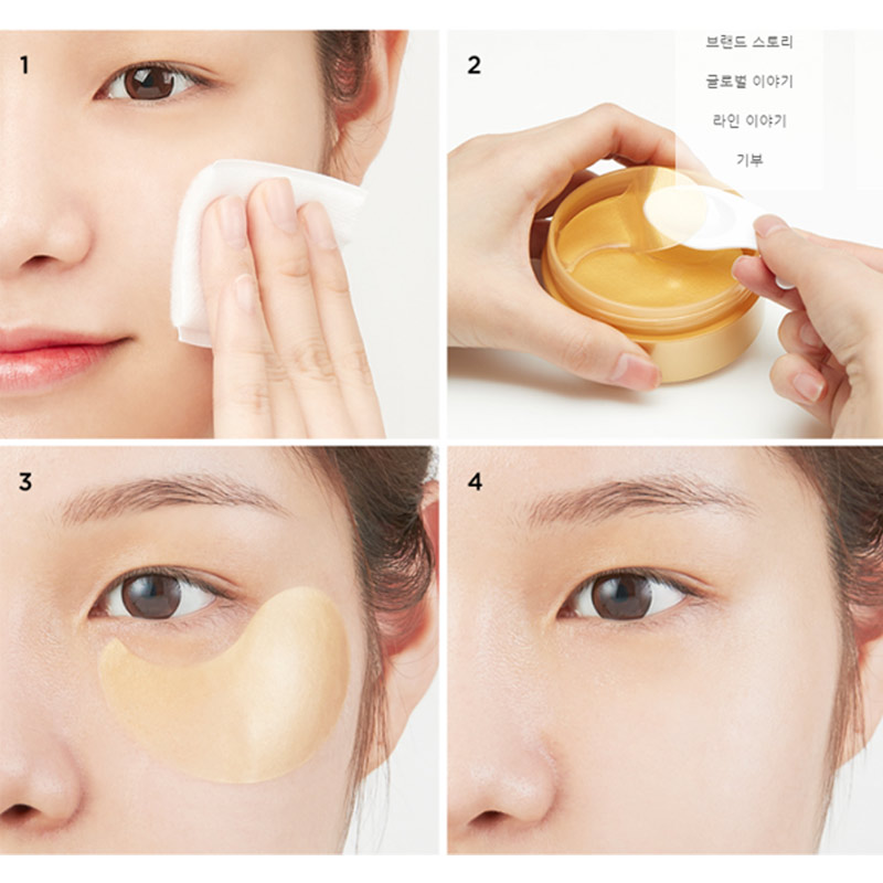 Mặt Nạ Mắt JmSolution Ngừa Lão Hóa Tằm Lụa Vàng 60 Miếng Golden Cocoon Home Esthetic Eye Patch