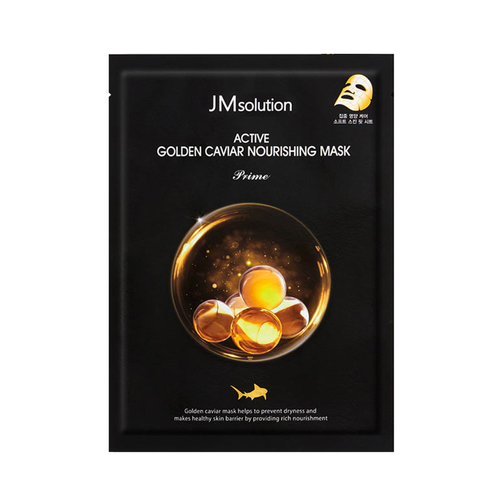 Mặt Nạ Dưỡng Da JM Solution Cá Tầm Vàng Active Golden Caviar Nourishing Mask Prime