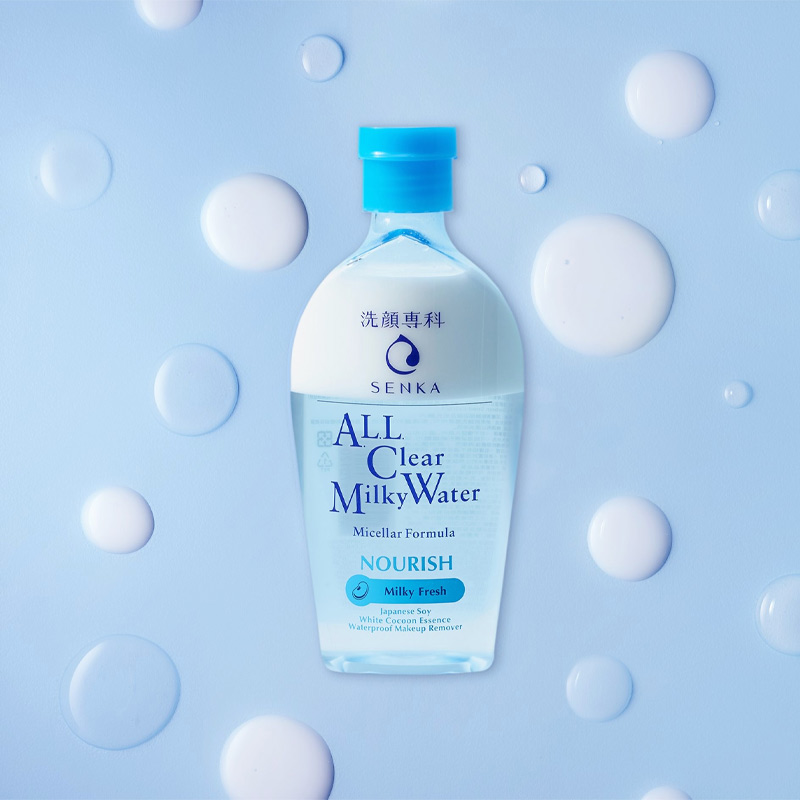 Nước Sữa Tẩy Trang Senka All Clear Milky Water Nourish 230ml 