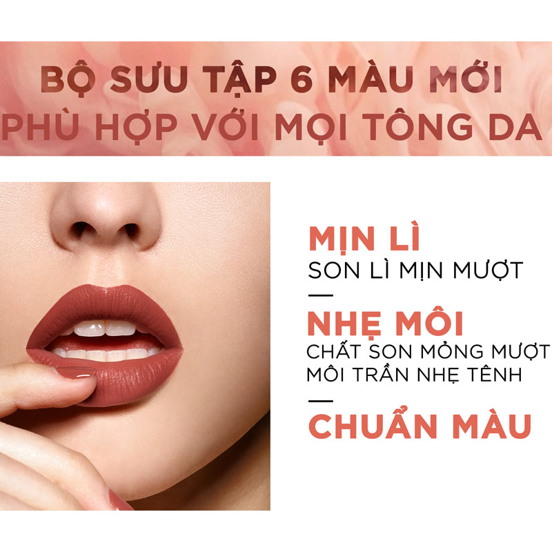 L'Oréal Paris Rouge Signature Matte Liquid Lipstick (Wild Nudes) 7ml